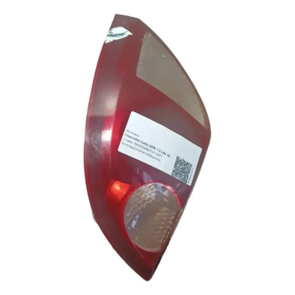 Lanterna Traseira Esquerda Chevrolet Celta 2007 A 2011 Esquerdo/motorista Vermelho
