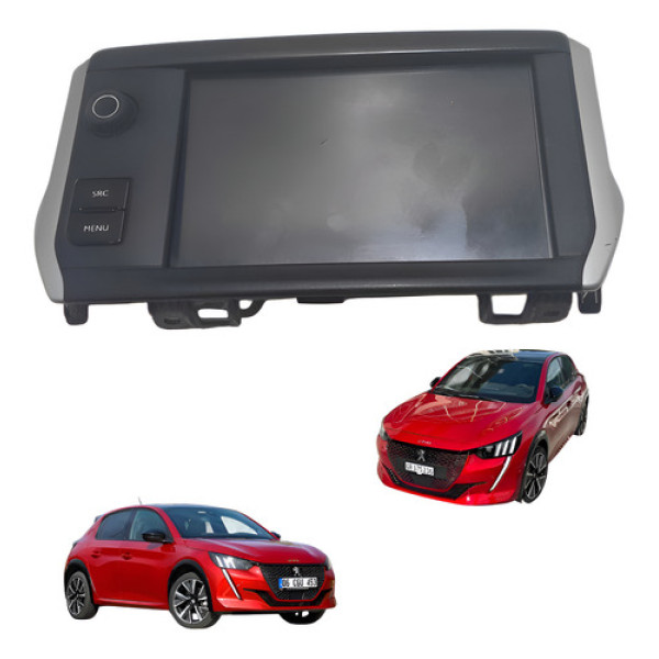 Painel Multimidia Completo Peugeot 208 2010 Á 2017 1.3 Usado Preto