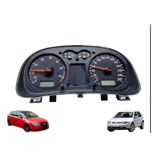Painel De Instrumentos Vw Golf Audi A3 1999 Á 2006 C/ Detal Preto