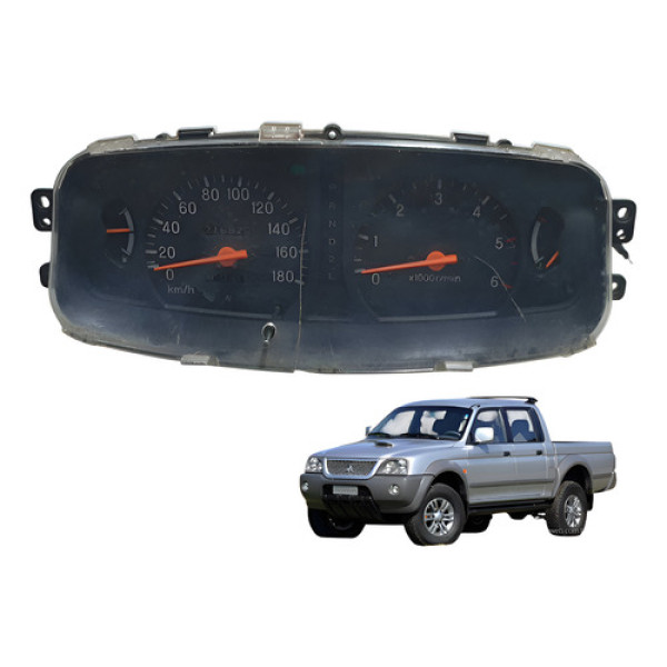 Painel Instrumento Mitsubishi L200 2004 2011 4x4 Usado Preto