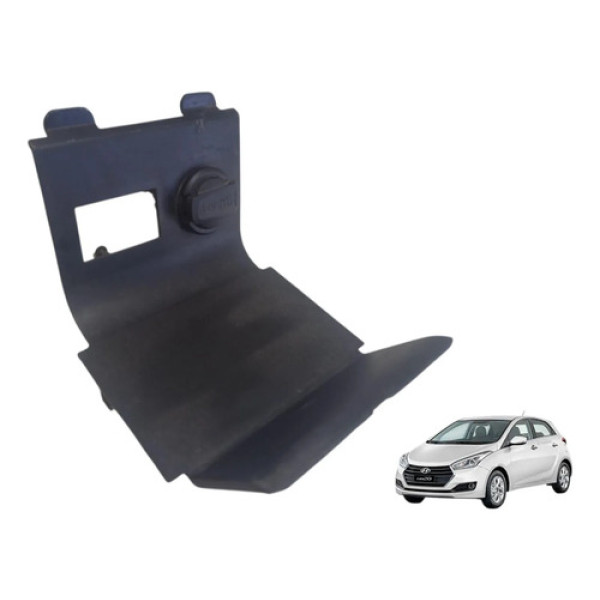 Moldura Central Acendedor Hyundai Hb20 2013 2019 Preto