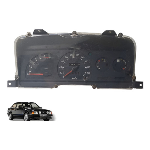 Painel Instrumento Ford Escort Xr3 1989 Á 1996 C/ Detalhe Preto