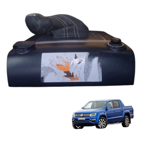 Manopla Marcha Amarok 3.0 V6 2013 2014 2015 A 2023 Preto