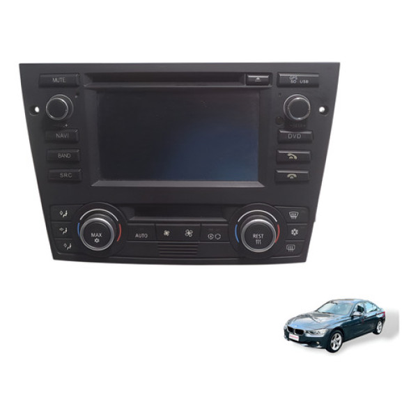 Multmídia Som Com Comando De Ar Bmw 320i 2006 À 2012 Preto