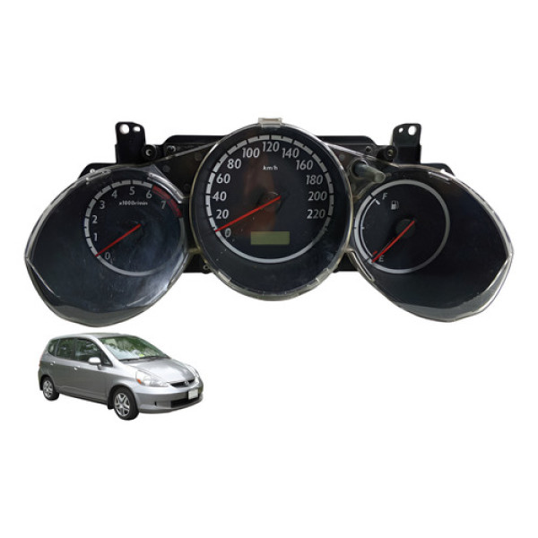 Painel De Instrumentos Rpm Honda Fit 1.4 2003 À 2008 Usado Preto