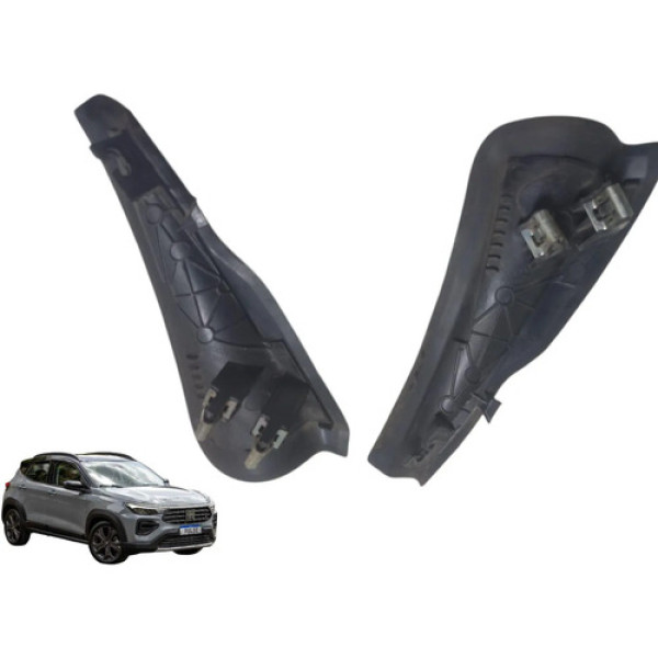 Par Acabamento Churrasqueira Fiat Pulse Fastback 2022 2024 Preto