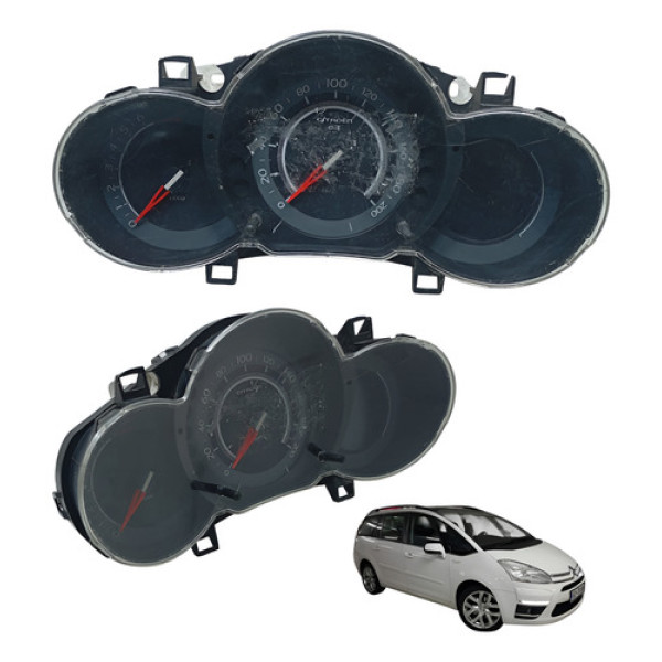 Painel Instrumento Citroen C3 Picasso 2012 Á 2014 Usado Preto