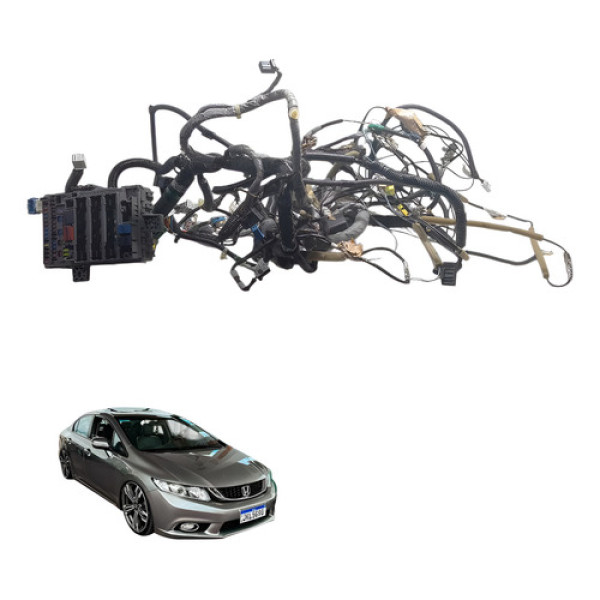 Chicote Da Caixa De Fusível Honda Civic G9 2012 À 2016 Usado