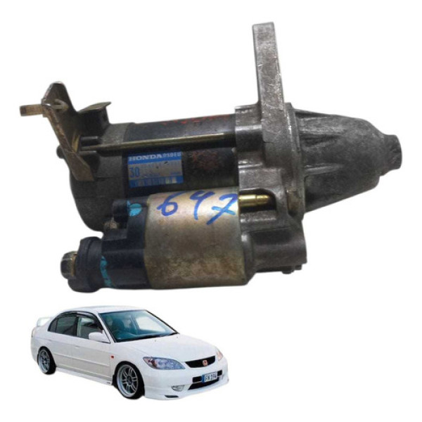 Motor De Partida Honda Civic 1.7 2000 Ate 2005 Usado Manual