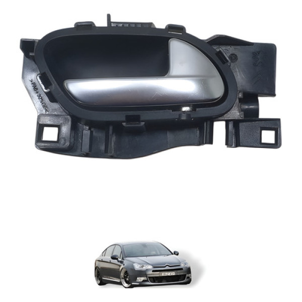 Maçaneta Interna Dianteira Dir. C4 Lounge 2014 Á 2019 Usado  Preto Dianteira