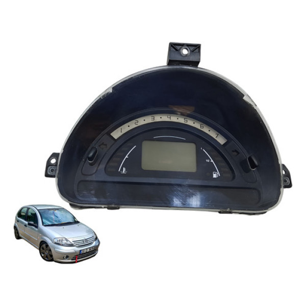 Painel De Instrumentos Com Rpm Citröem C3 2005 Á 2012 Usado Preto