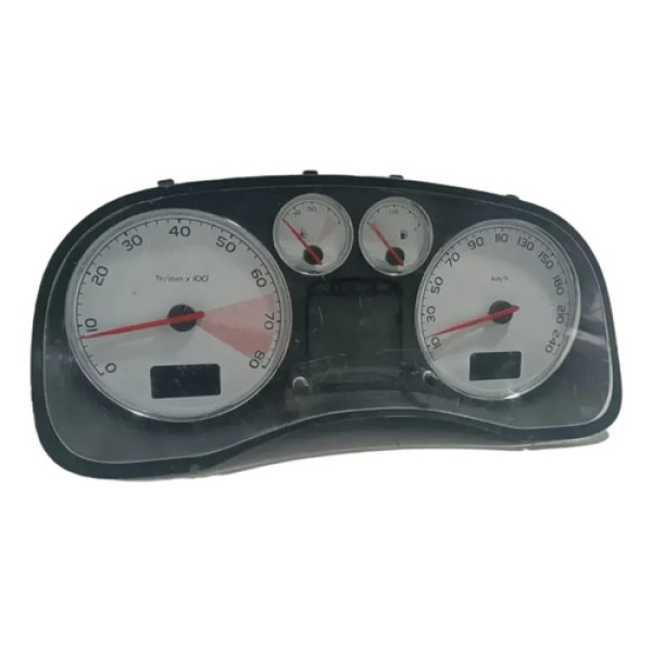 Painel Instrumento Velocimetro Peugeot 307 2006 2009 Branco Branco