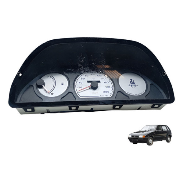 Painel Instrumento Fiat Palio Uno 1995 Á 2005 Usado   Preto