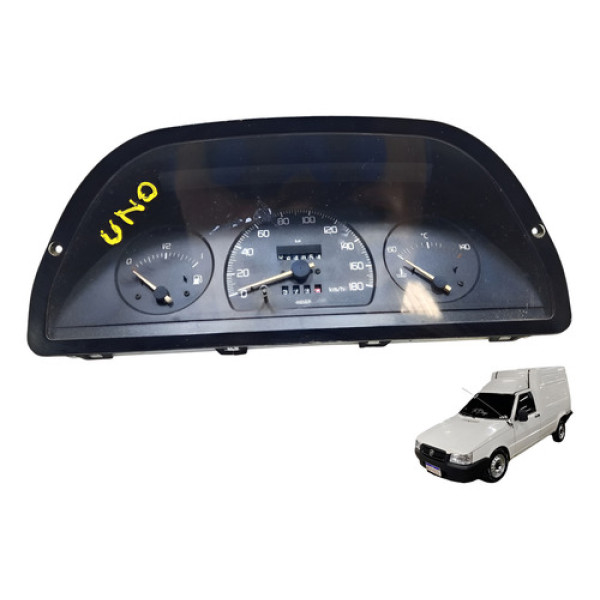 Painel De Instrumentos Fiat Uno Fiorino 1991 Á 1999 Usado Preto
