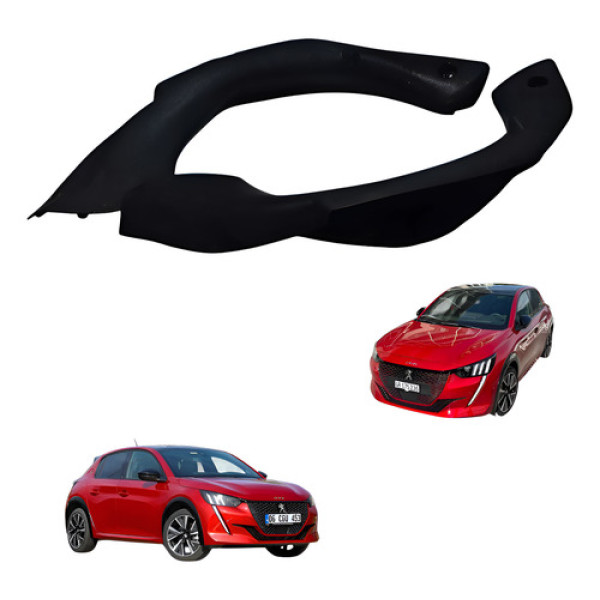 Par De Moldura Tampa Traseira Peugeot 208 2010 Á 2017 Usado Preto