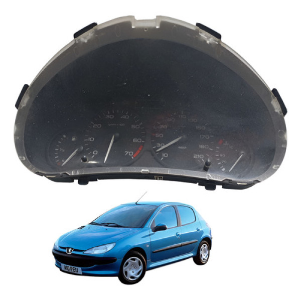 Painel De Instrumentos Preto Peugeot 206 1999 À 2009 Usado Preto