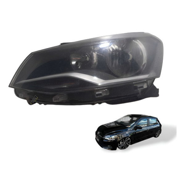 Farol Dianteiro Lado Esquerdo Vw Gol G6 2013 Até 2016 Usado  Esquerdo/motorista
