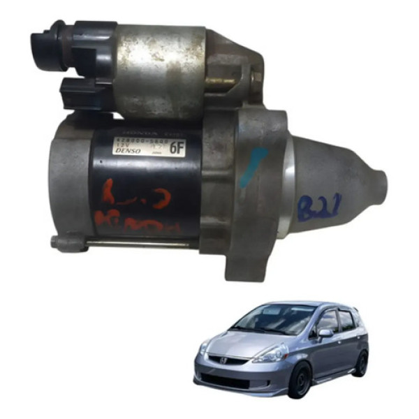 Motor De Partida Honda Fit City 2009 A 2014 1.5 12v