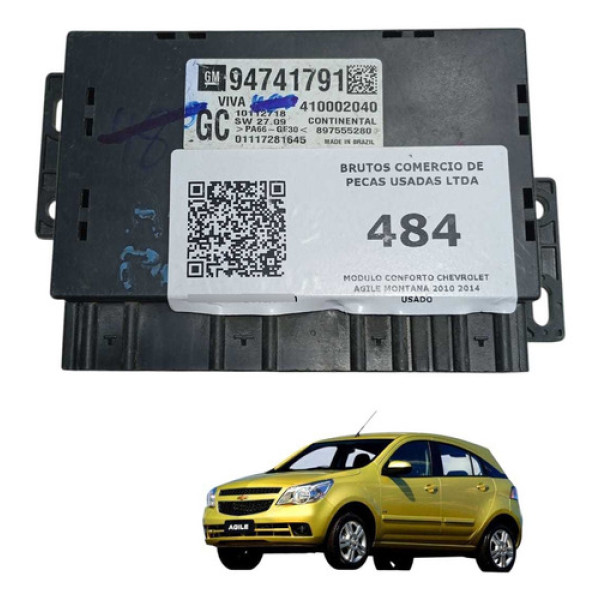 Modulo Conforto Chevrolet Montana/agile 2010 Ate 2014