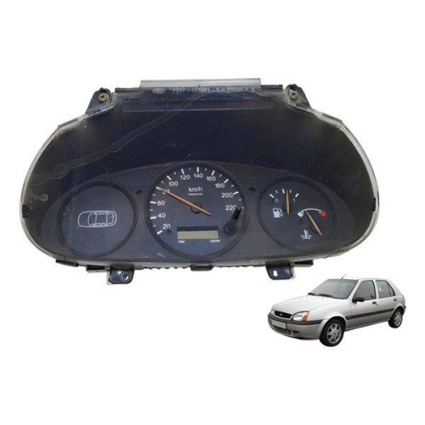 Painel De Instrumentos Ford Fiesta 1998 À 2002 Usado Preto
