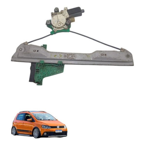 Máquina De Vidro Porta Traseira Esq Fox 2006 A 2022 Elétrica