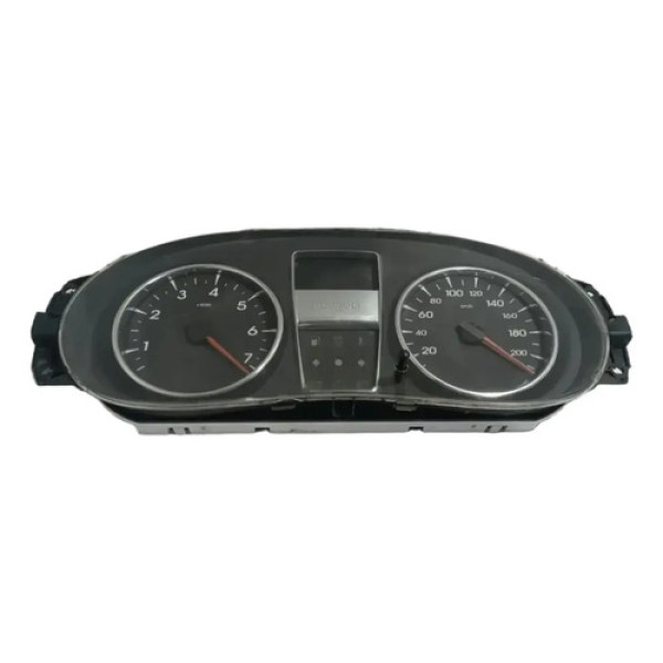 Painel Instrumento Velocimetro Renault Logan 2010 2016 Preto Preto