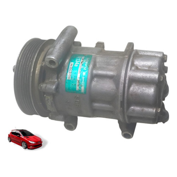 Compressor Ar Condicionado Peugeot 206 1.0 16v 2001 A 2006