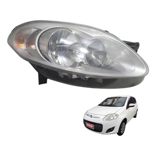 Farol Dianteiro Direito Palio Attractive 2012 2017 Usado Direito/passageiro