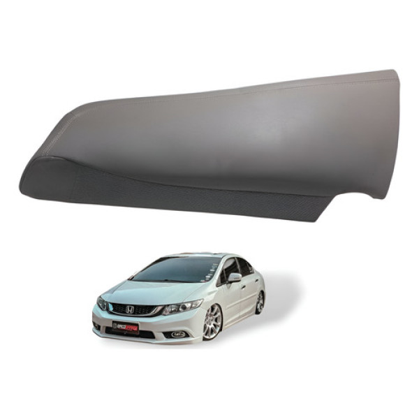 Acabamento Banco Traseiro Esquerdo Civic 2012 À 2016 Usado Preto