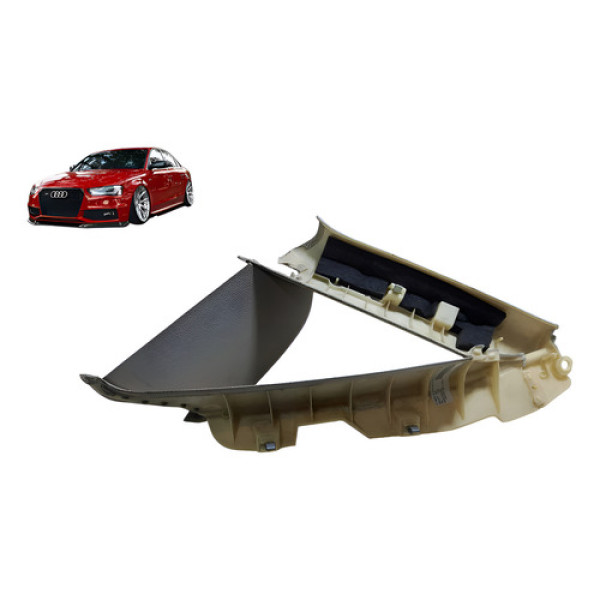 Acabamento Coluna Traseira Esquerda Audi A4 2008/ 2012 Usado Creme