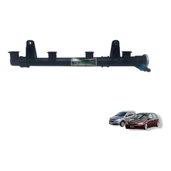 Flauta Do Bico Injetor Gm Corsa Agile 2.0 2006 Á 2015