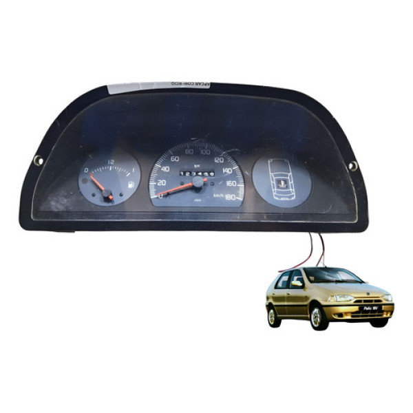 Panel De Instrumentos Cinza Fiat Palio 1995 À 1999 Usado Preto