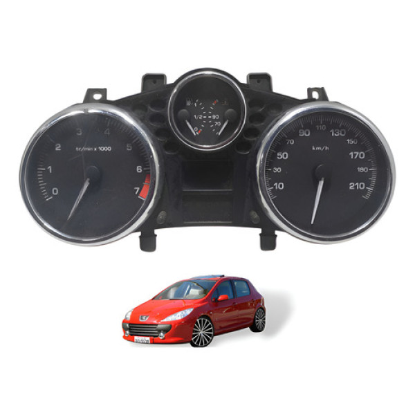 Painel De Instrumentos Rpm Peugeot 207 2008 À 2013 Usado Preto