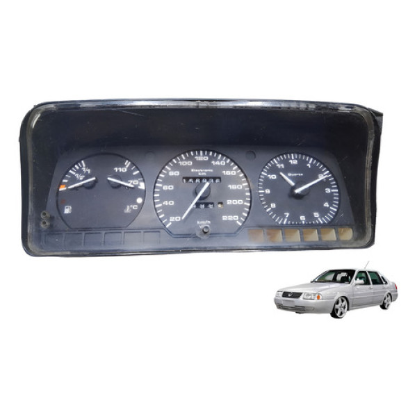 Painel De Instrumentos C/ Relógio Santana 1991 À 2000  Preto