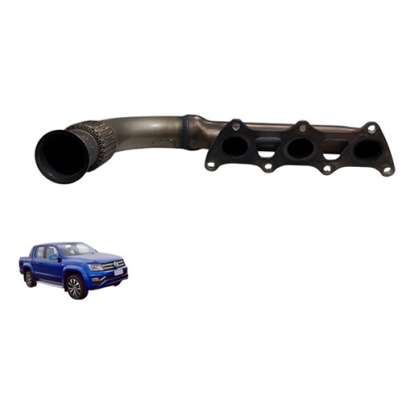 Coletor Do Escape Esquerdo Amarok Extreme 3.0 V6 2021 Usado