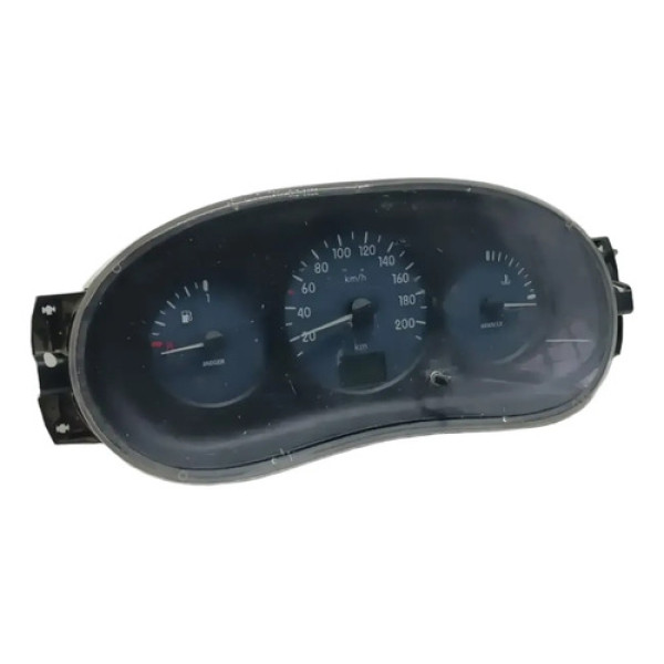 Painel Instrumento Velocimetro Renault Clio 1999 2003 Azul Azul