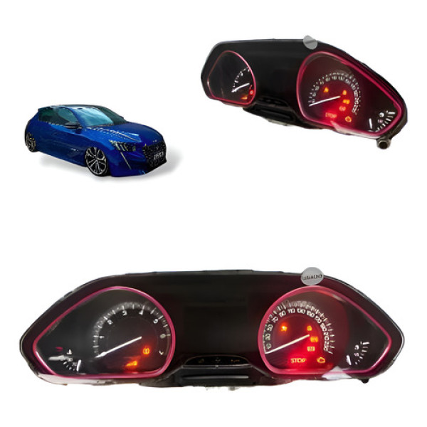 Painel De Intrumentos Rpm Peugeot 208 2013 À 2018 C/detalhe Preto