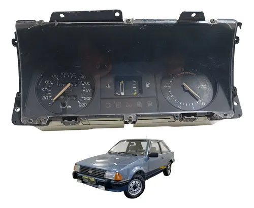 Painel De Instrumentos Escort 1984 À 90 P/retirada De Peças  Preto