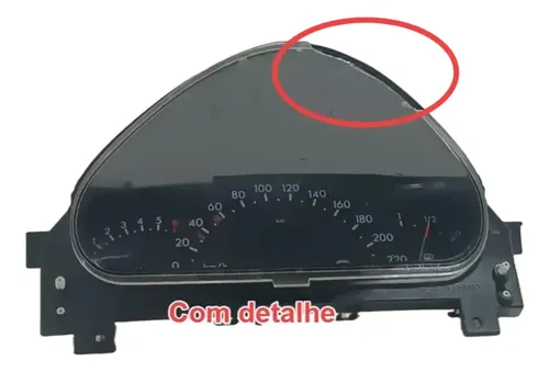 Painel Instrumento Velocimetro Rpm Mercedes Classe 1997 2005 Preto