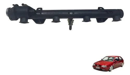 Flauta Do Bico Injetor Vw Gol Bola Mi 1.0 1998 Á 2005