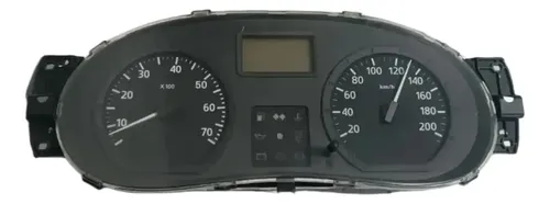 Painel Instrumento Velocimetro Sandero Logan 2007 2012 Preto Preto