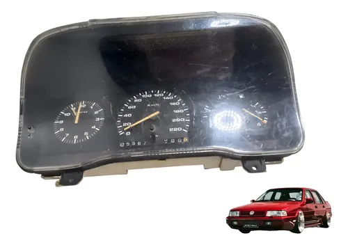 Painel De Instrumentos Relógio Vw Santana 1991 À 2000 Usado Preto