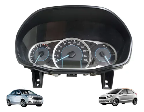Painel De Instrumentos Com Rpm Ford Ka 2015 À 2020 Usado Preto
