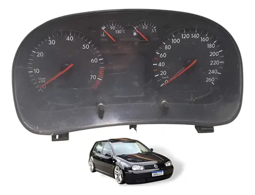 Painel De Instrumentos Volkswagen Golf 1998 À 2008 Usado Preto