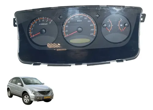 Painel Instrumento Rpm Ssangyong Actyon 2010 2011 Usado Preto