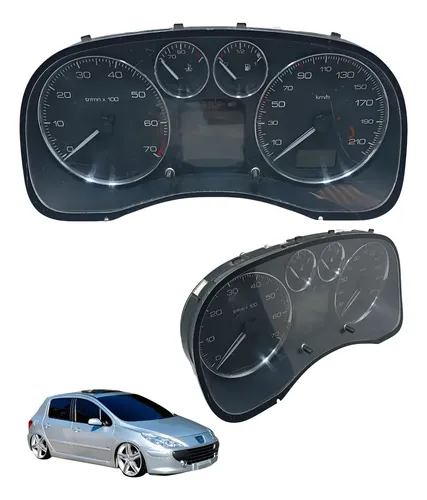 Painel Instrumento Peugeot 307 2006 Á 2010 Usado Preto