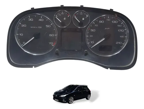 Painel De Intrumentos Preto Peugeot 307 2007 À 2012 Usado