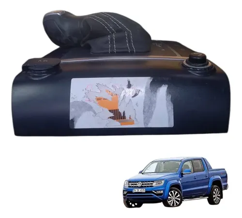 Manopla Marcha Amarok 3.0 V6 2013 2014 2015 A 2023 Preto