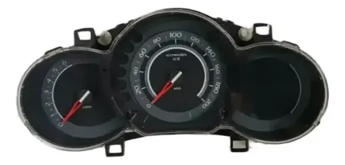 Painel Instrumento Velocimetro Citroen Aircross 2010 2014 Preto