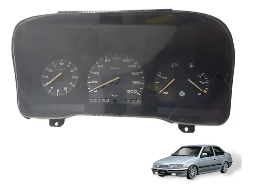 Painel Instrumento Vw Logus Pointer 1992 Á 1996 Preto